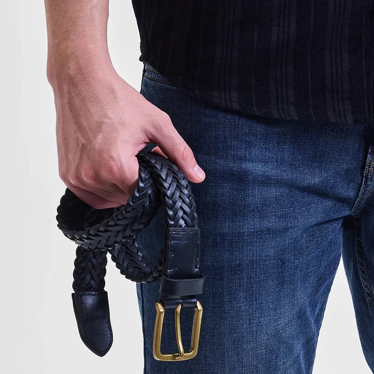 Braided Black Belt