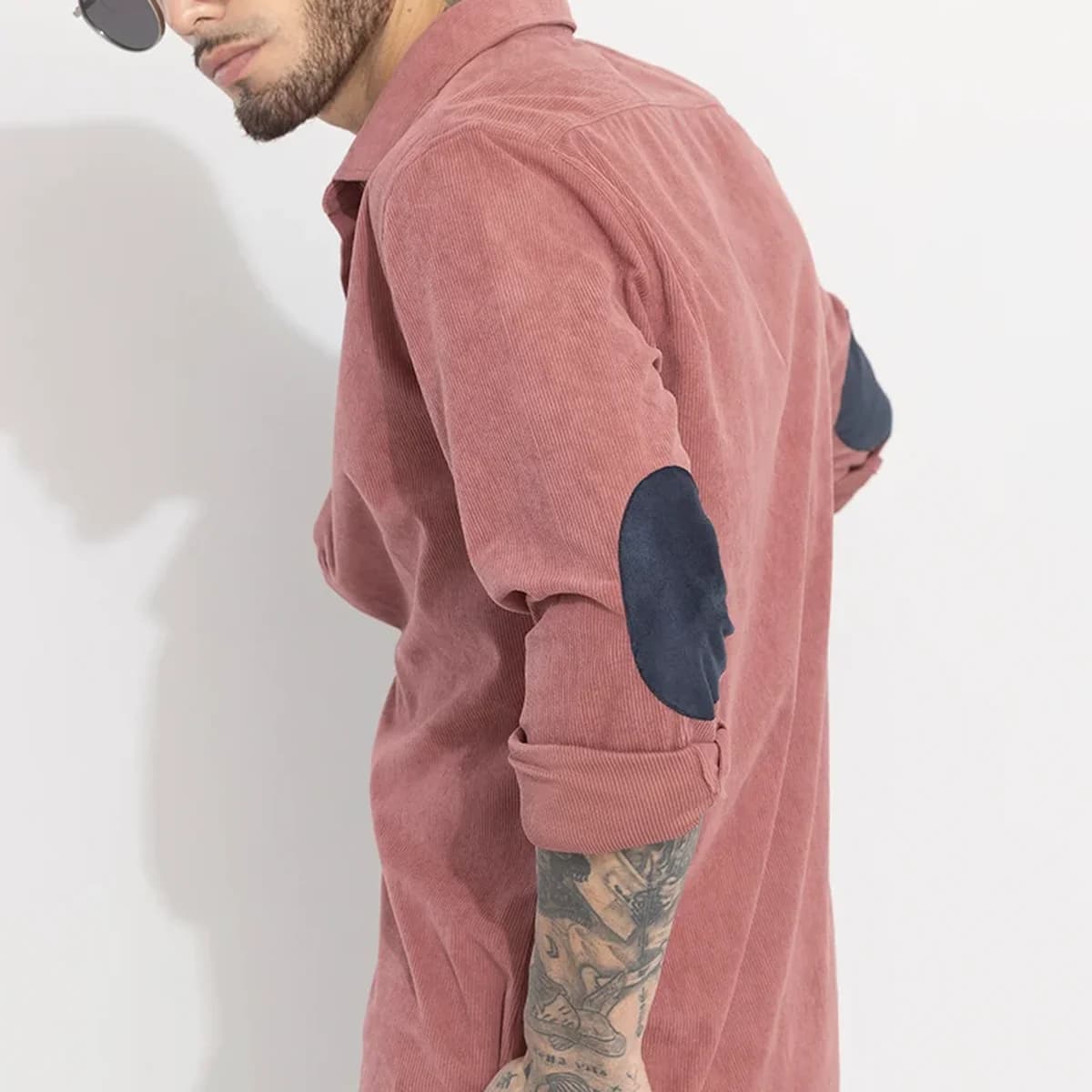 PatchPro Mauve Corduroy Shirt