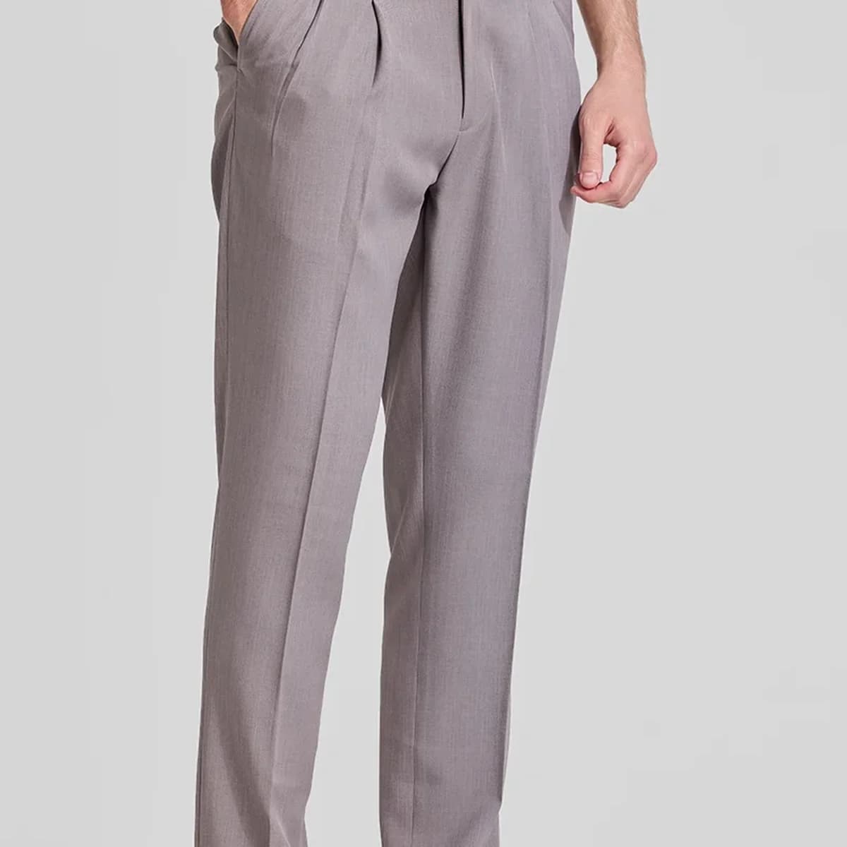 Light Grey Gurkha Trousers
