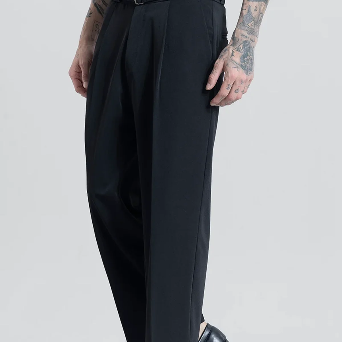 SleekStyle Black Korean Pant